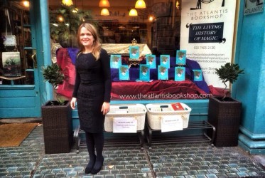 Me at Atlantis Books