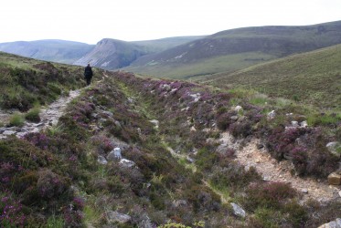 Walking through the valley on Hoy.